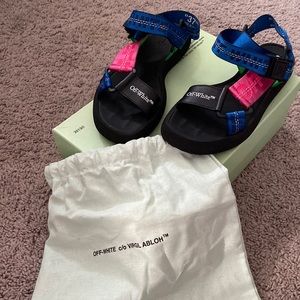 Off-White Multi Color Trek Sandal